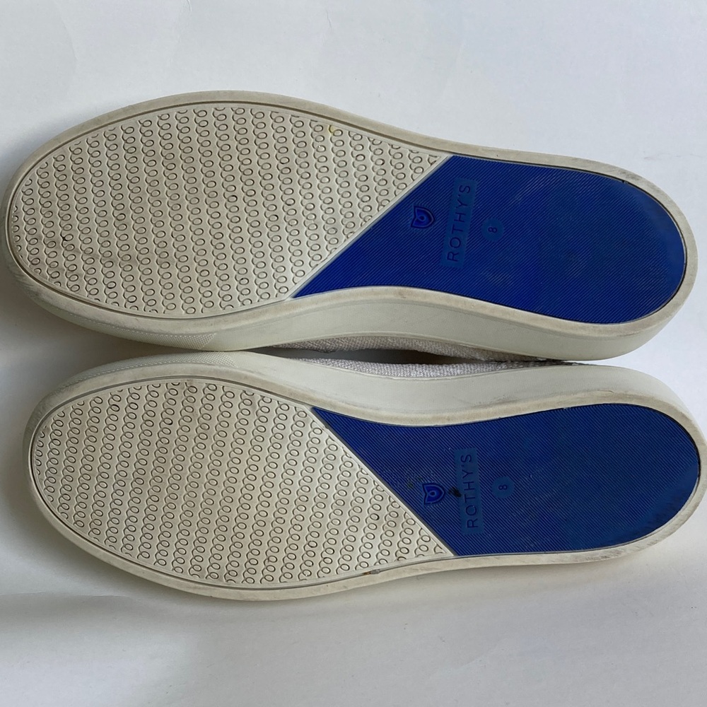 Rothy's The Original Slip On Sneakers Beige Camo Print Size 8 - Picture 9 of 16